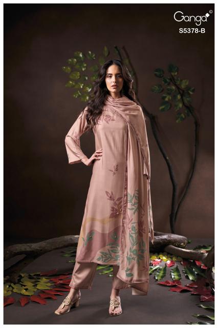 Ganga yumiko 5378 pranjul dress material wholesale
